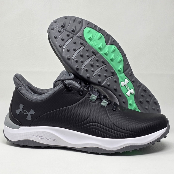 Under Armour Drive Pro Spikeless Men\'s Golf Black Shoes 3026920-002 Size 9 New main image 9